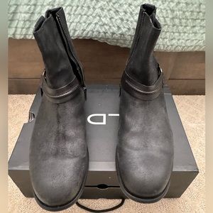 Aldo Men's ASUWEN Suede Dress Boots in Black Size 10.5